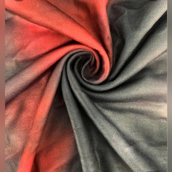 Womens plussize Tie Dye tank top & high waist skirt set 18 - Picture 4 of 4